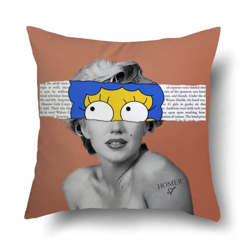 Capa de Almofada Fun Marylin Simpson [ Quarto - Almofadas - Capas ] - Capa de Almofada Fun Marylin Simpson Vitrine One 