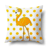 Capa de Almofada Yellow Flamingo [ Quarto - Almofadas - Capas ] - Capa de Almofada Yellow Flamingo Vitrine One 