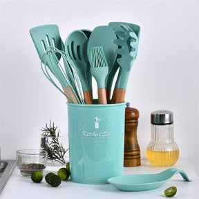 Conjunto de Utensílios Silicone KitchenGlow