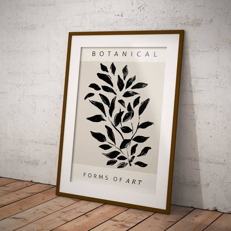 Quadro Decorativo Art Boho Botanical Quadros Decorativos Vitrine One 