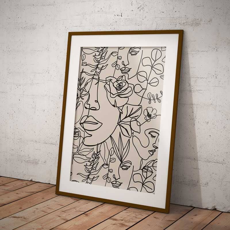 Quadro Decorativo Art Boho She Quadros Decorativos Vitrine One 