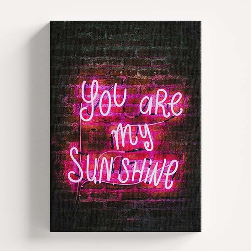 Quadro Decorativo You Are My Sunshine Quadros Decorativos Vitrine One 