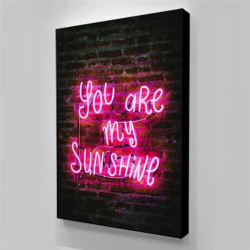 Quadro Decorativo You Are My Sunshine Quadros Decorativos Vitrine One 