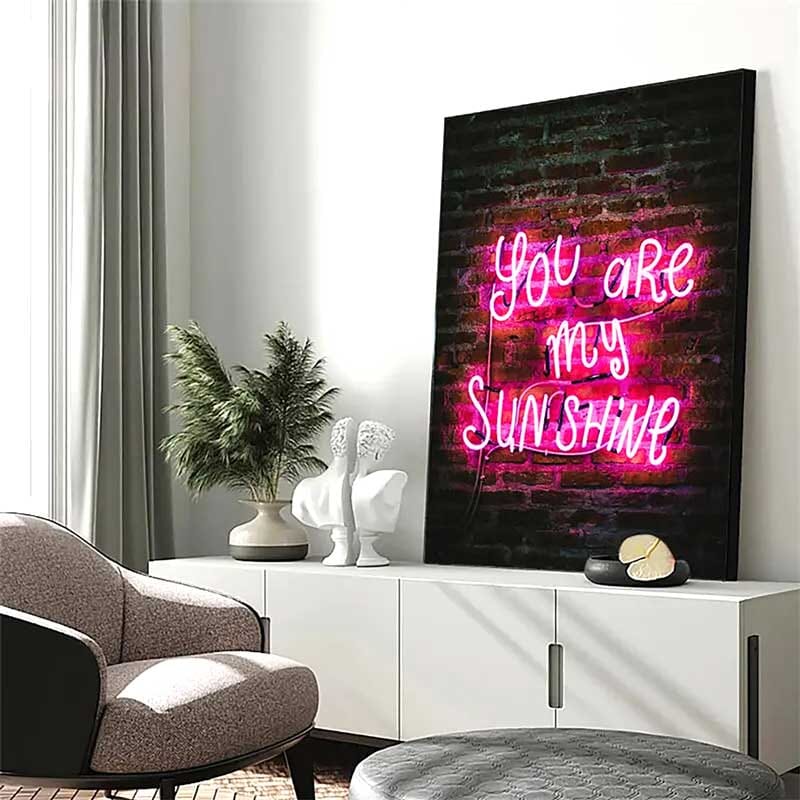 Quadro Decorativo You Are My Sunshine Quadros Decorativos Vitrine One 