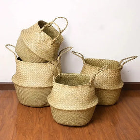 Cesto de Palha Rattan